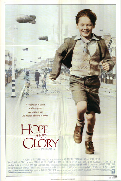 hope and glory 1987 one sheet poster folded